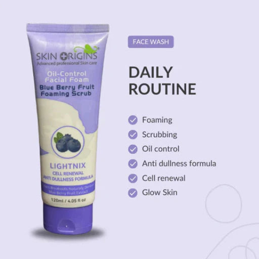 Skin Origins Blueberry Scrubbing Facial Foam – 120ml