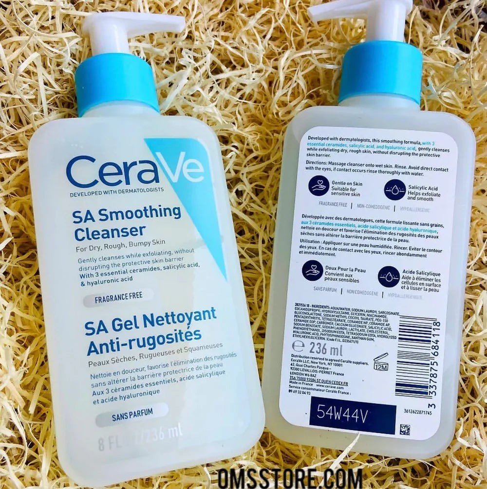 CeraVe SA Salicylic Acid Smoothing Made in France