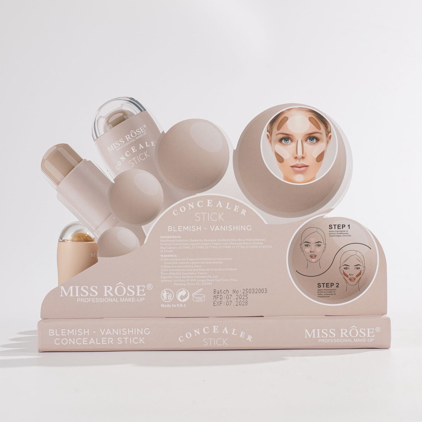 Miss Rose Concealer Sticks