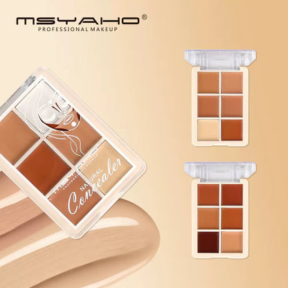 MSYAHO 6 Colors Concealer Pallets
