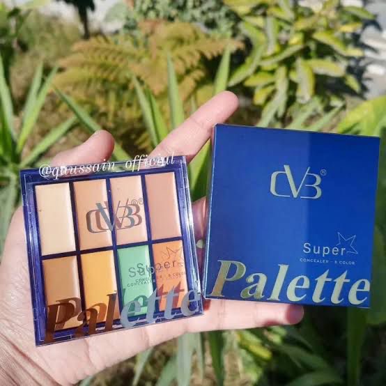 CVB Super Concealer Palette 8 color Long Lasting perfection