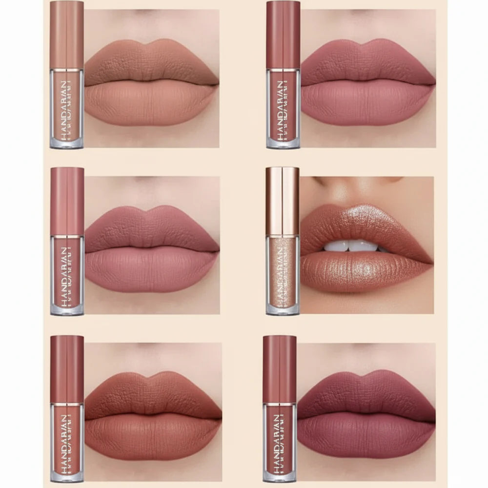 Handaiyan Matte Liquid Lipstick & Gloss - 12 Pcs Set