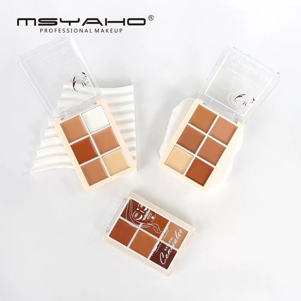 MSYAHO 6 Colors Concealer Pallets