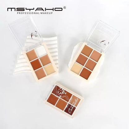 MSYAHO 6 Colors Concealer Pallets