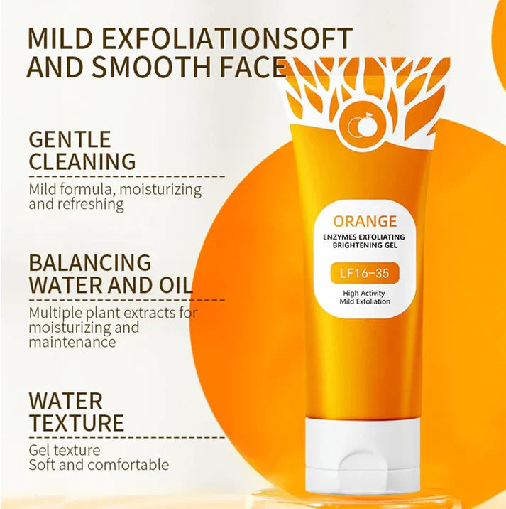 Orange Enzymes Exfoliating Brightening Gel Orange Enzymes Exfoliating Brightening Gel Orange Enzymes Exfoliating Brightening Gel Orange Enzymes Exfoliating Brightening Gel