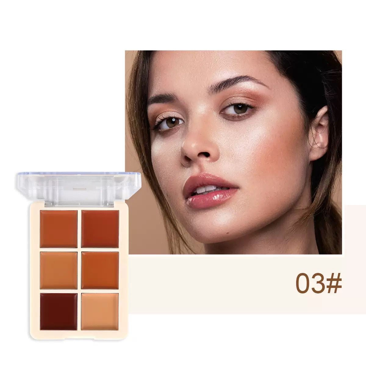 MSYAHO 6 Colors Concealer Pallets