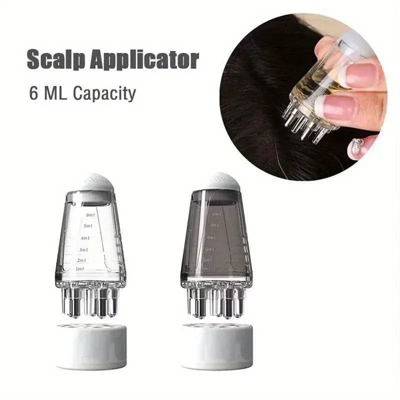 Hair Oil applicator, Scalp Applicator Hair Comb, Ball Root Comb Applicator Bottle Scalp Massager For Hair Growth, Portable Mini Massager Brush Handheld Hair Oil Applicator Comb (Pack Of 1)