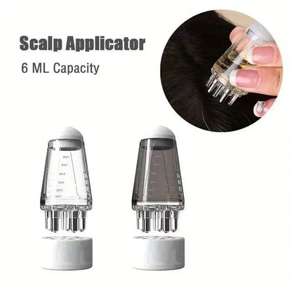 Hair Oil applicator, Scalp Applicator Hair Comb, Ball Root Comb Applicator Bottle Scalp Massager For Hair Growth, Portable Mini Massager Brush Handheld Hair Oil Applicator Comb (Pack Of 1)