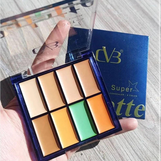 CVB Super Concealer Palette 8 color Long Lasting perfection