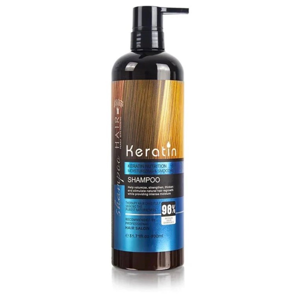 Keratin Nutrition Moisturising And Smooth Shampoo - 900ml