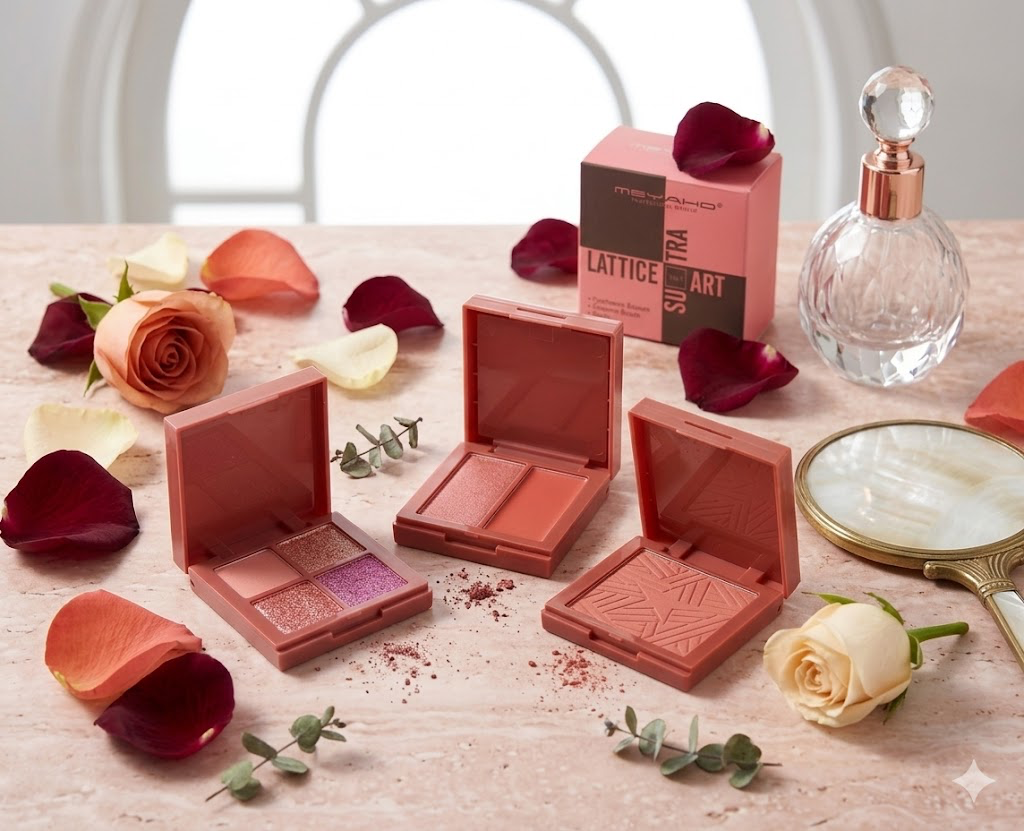 MSYAHO 3in1 Eyeshadow Cream Blush , Blush Powder