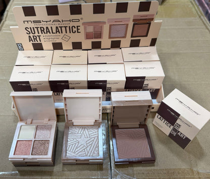MSYAHO 3in1 Eyeshadow Highlighter Contour