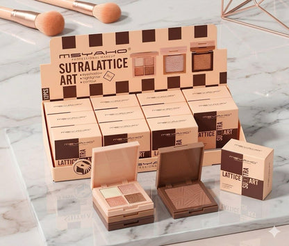 MSYAHO 3in1 Eyeshadow Highlighter Contour