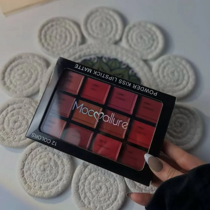 Mocallure Kiss Lipstick Matte Palette - 12 Colors