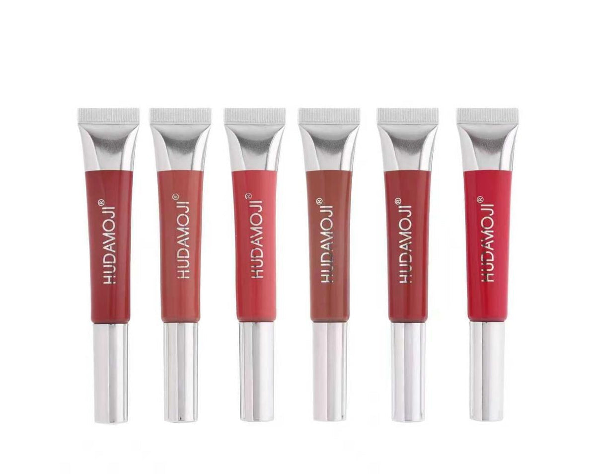 Hudamoji Lip Gloss – Shine & Comfort Collection 6 Pcs Set