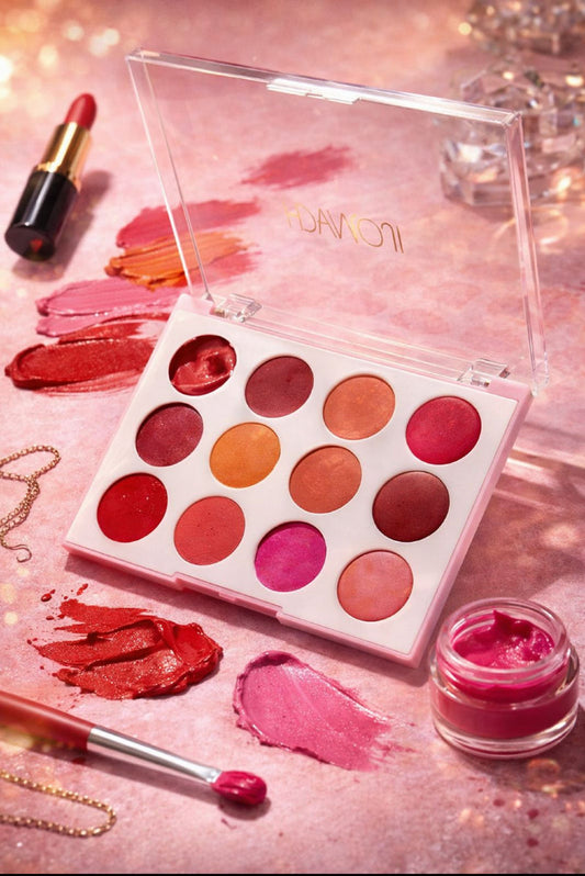 HUDAMOJI Matte Lip Palette – 15 Vibrant Shades