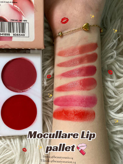 Mocallure 6 in 1 Lip Palette – Natural Lip Perfection
