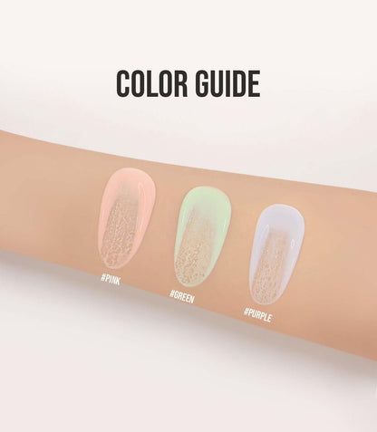 APK 3-Color Rainbow Isolation Cream - Tricolor Makeup Base & Primer