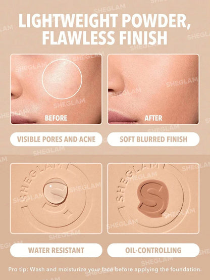 SHEGLAM SKIN FOCUS HIGH COVERAGE COMPACT POWDER