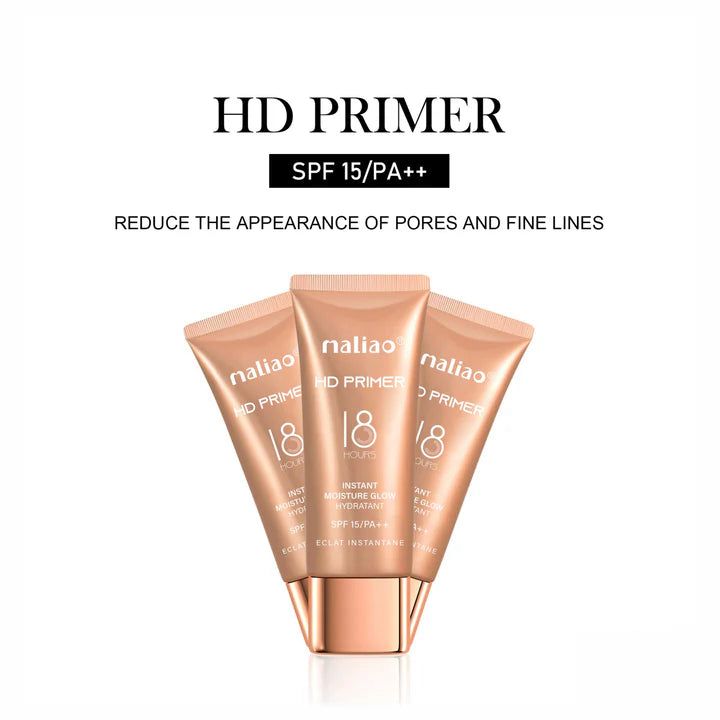 Maliao HD Primer - Instant Moisture Glow with SPF 15/PA++ for Flawless Skin