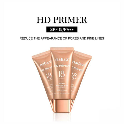 Maliao HD Primer - Instant Moisture Glow with SPF 15/PA++ for Flawless Skin