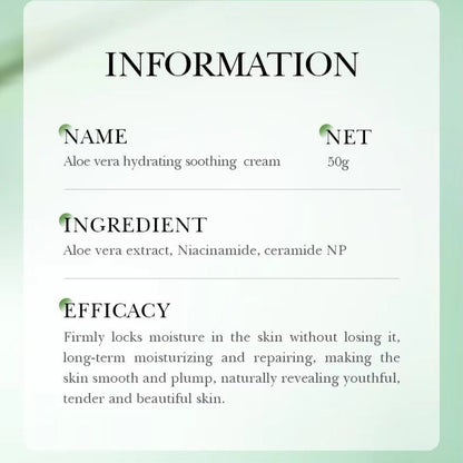 BIOAQUA ALOE VERA HYDRATING SOOTHING FACE CREAM 50G