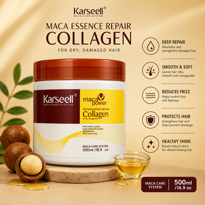 Karseell Collagen Hair Treatment Mask with Maca Essence – 500ml