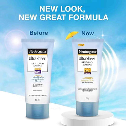 Neutrogena Ultra Sheer Dry-Touch Sunblock SPF 50+ PA+++ with Helioplex