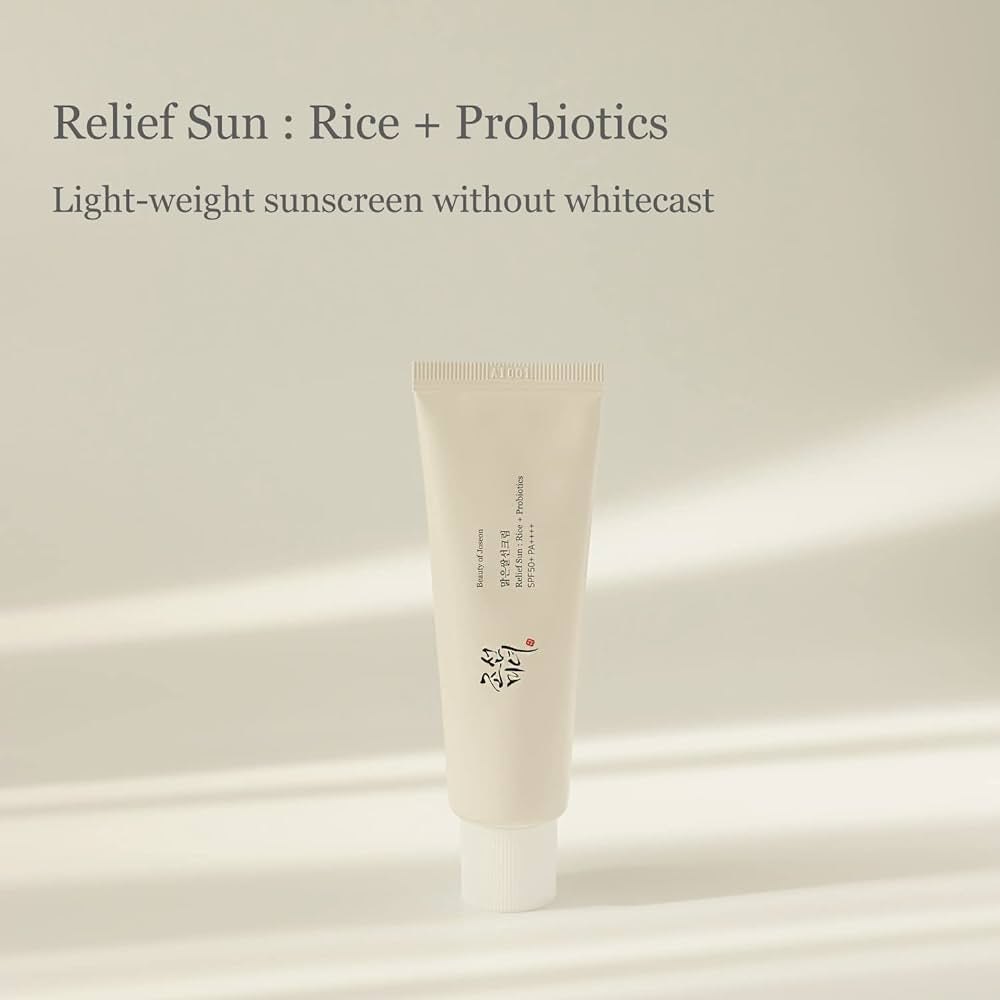 BEAUTY OF JOSEON RELIEF SUN : RICE + PROBIOTICS SUNSCREEN SPF50+ PA++++