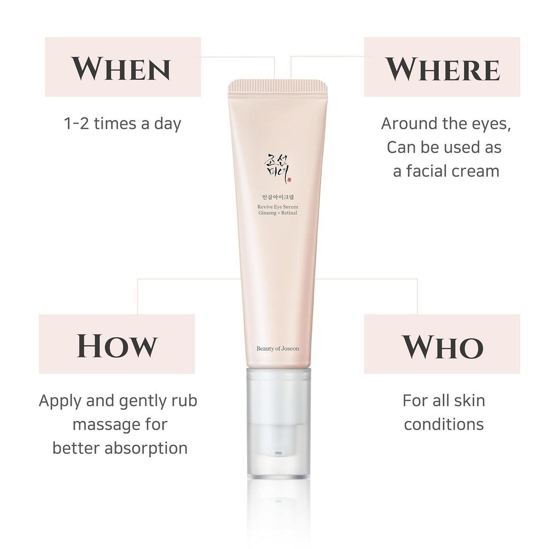 BEAUTY OF JOSEON REVIVE EYE SERUM : GINSENG + RETINAL
