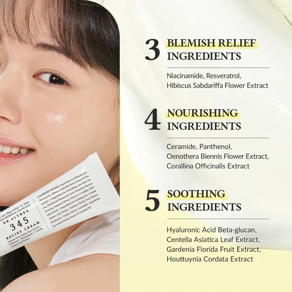Dr Althea 345 Cream Relief Cream For All Skin Type - 50ml