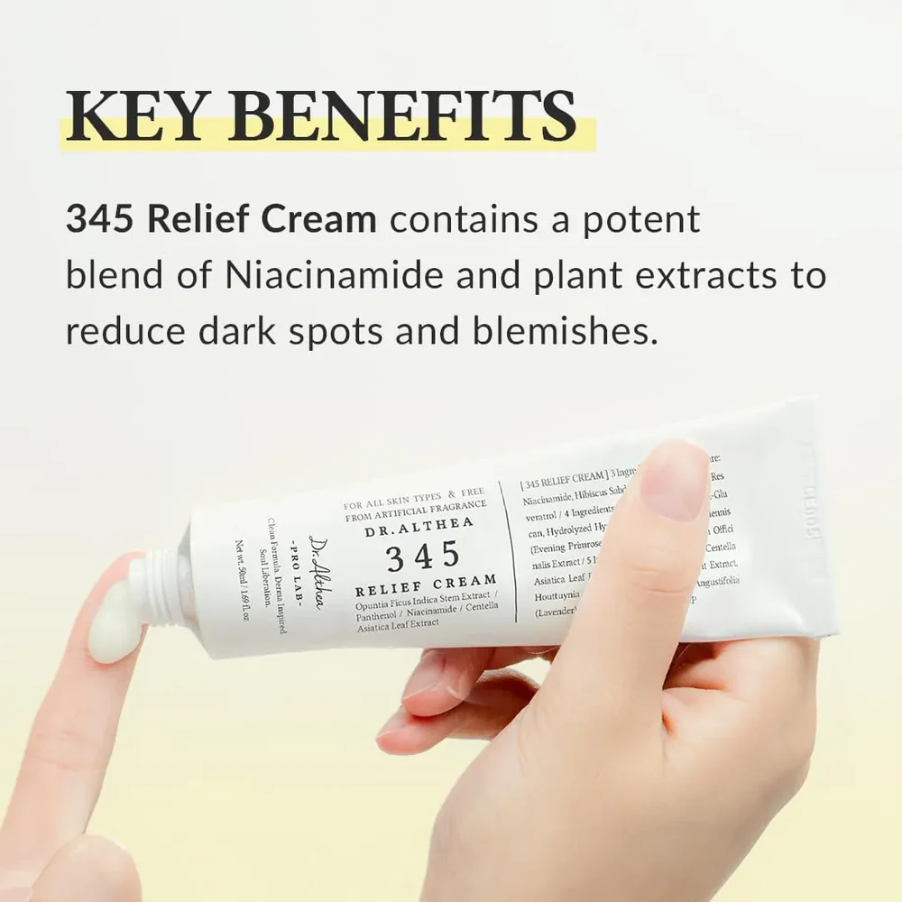 Dr Althea 345 Cream Relief Cream For All Skin Type - 50ml