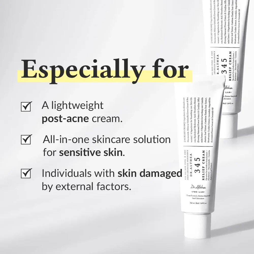 Dr Althea 345 Cream Relief Cream For All Skin Type - 50ml