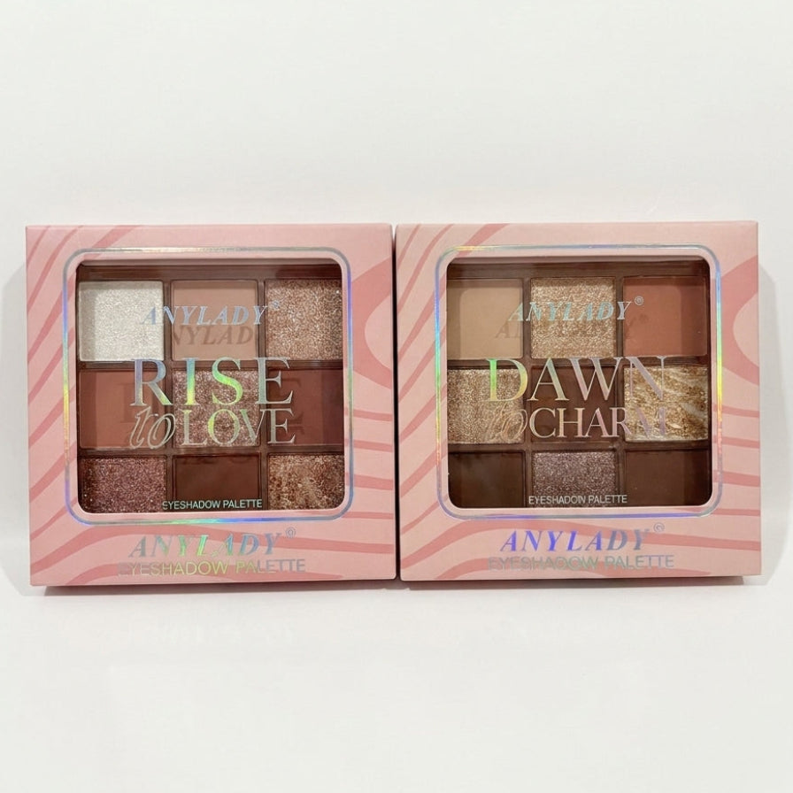 ANYLADY Rise to Love & Dawn to Charm 9 Color Palette