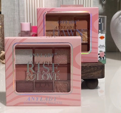 ANYLADY Rise to Love & Dawn to Charm 9 Color Palette
