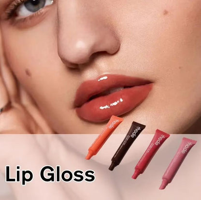 RHODE Punk Dark Brown Lip Gloss Lip Tint Long Lasting Moisturizing Nutritious Liquid Lipstick Clear Mineral Lip Oil Makeup