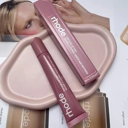 RHODE Punk Dark Brown Lip Gloss Lip Tint Long Lasting Moisturizing Nutritious Liquid Lipstick Clear Mineral Lip Oil Makeup