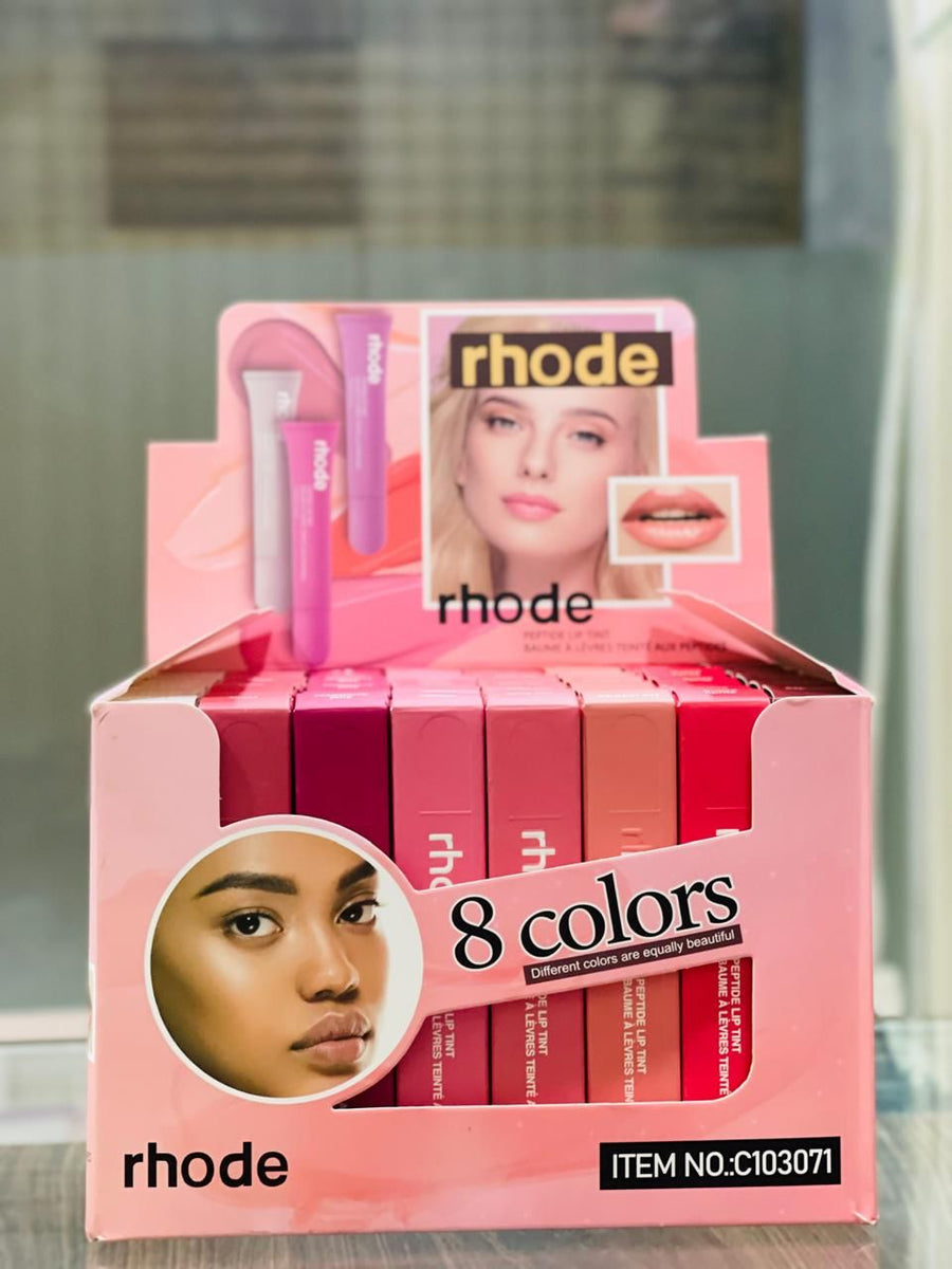 RHODE Punk Dark Brown Lip Gloss Lip Tint Long Lasting Moisturizing Nutritious Liquid Lipstick Clear Mineral Lip Oil Makeup