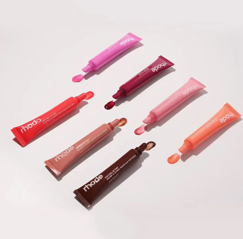 RHODE Punk Dark Brown Lip Gloss Lip Tint Long Lasting Moisturizing Nutritious Liquid Lipstick Clear Mineral Lip Oil Makeup