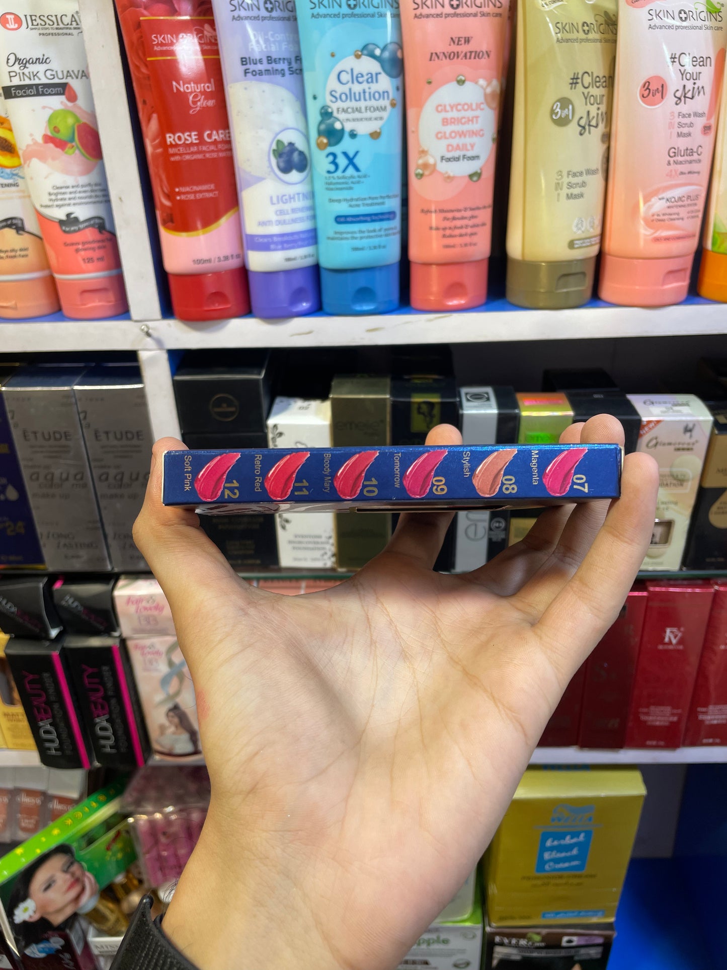Pinkline Non-Transfer Matte Lipstick Set – 6 Shades
