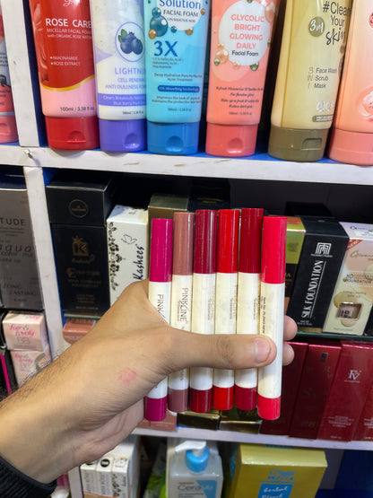 Pinkline Non-Transfer Matte Lipstick Set – 6 Shades