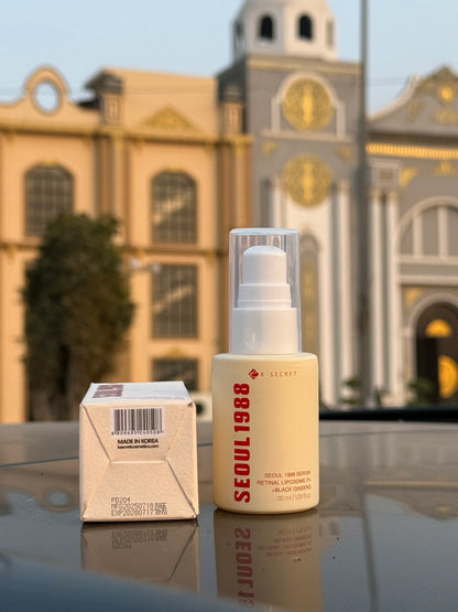 K-SECRET SEOUL 1988 Retinal Liposome 2% + Black Ginseng Face Serum 30ml