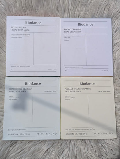 Biodance mask 4 variant deal Made in Korea