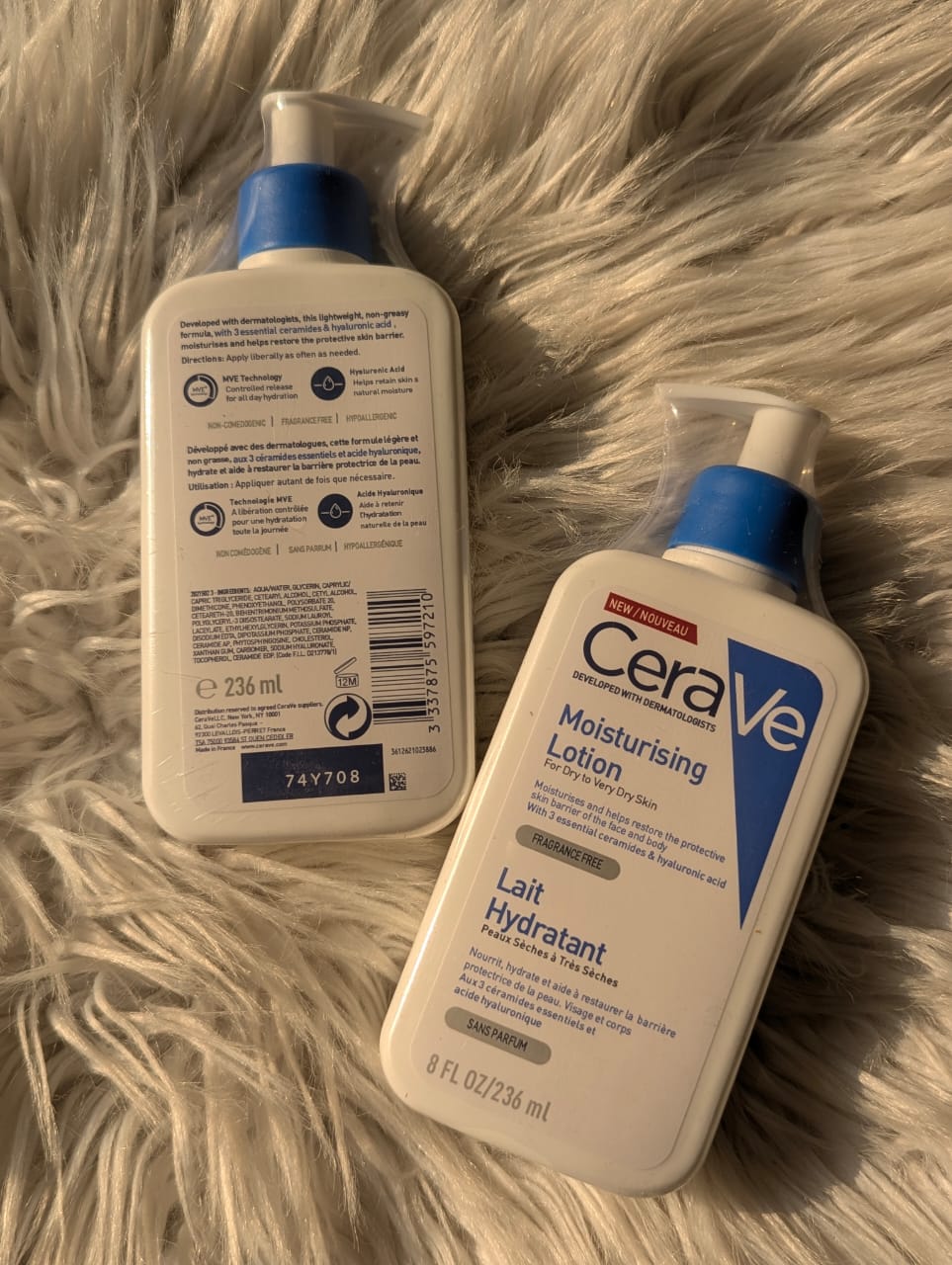 CeraVe Moisturising Lotion For Dry To Very Dry Skin - 236ml Made in France