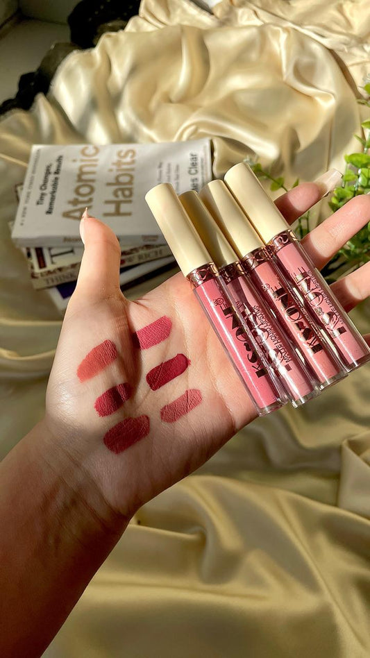 Ks One 6pcs Matte Lip Gloss Set