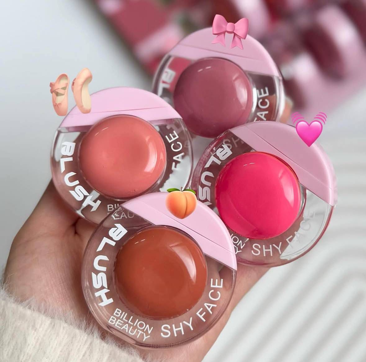 2-in-1 Dual Face Sculpting Contour & Highlight Stick 4Pcs set