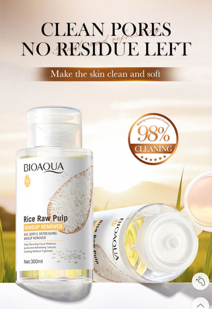 BIOAQUA Rice Raw Pulp Makeup Remover 300ml