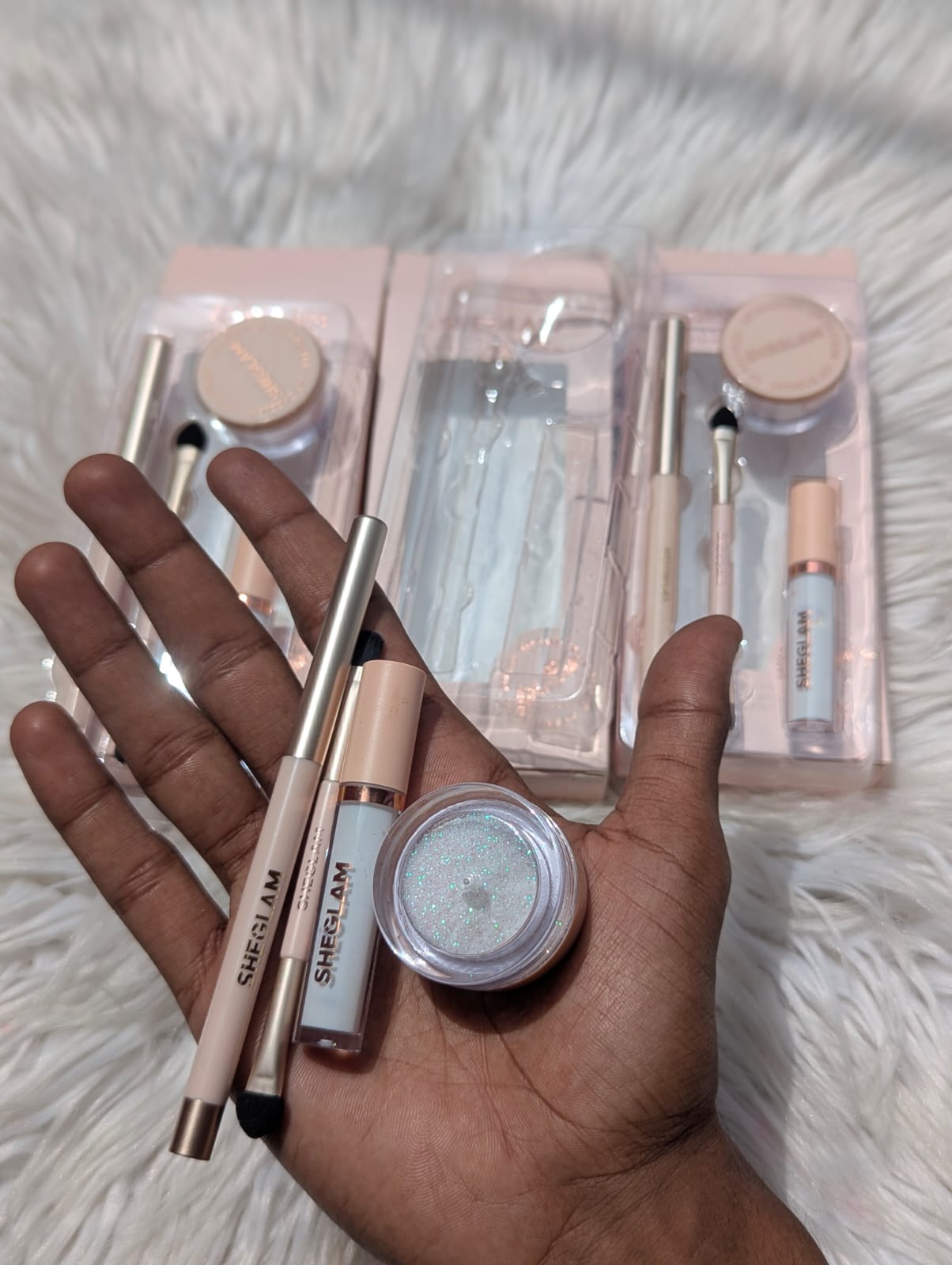 SHEGLAM Lip Dazzler Glitter Kit – Complete Sparkling Lip Makeup Set with Applicator Brush
