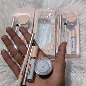 SHEGLAM Lip Dazzler Glitter Kit – Complete Sparkling Lip Makeup Set with Applicator Brush