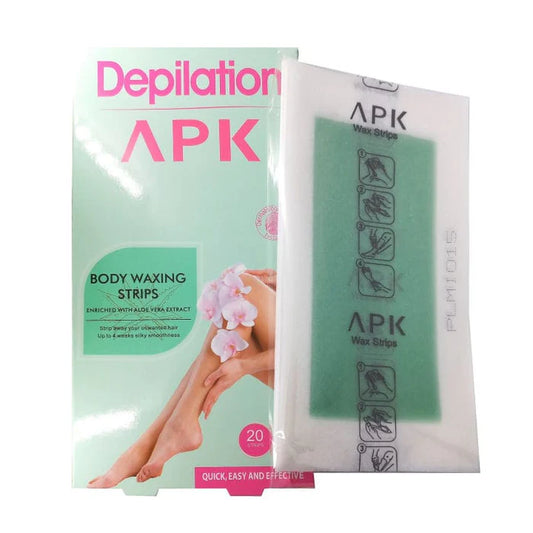 APK Depilation Quick Easy & Effective Body Waxing Strips 10pcs